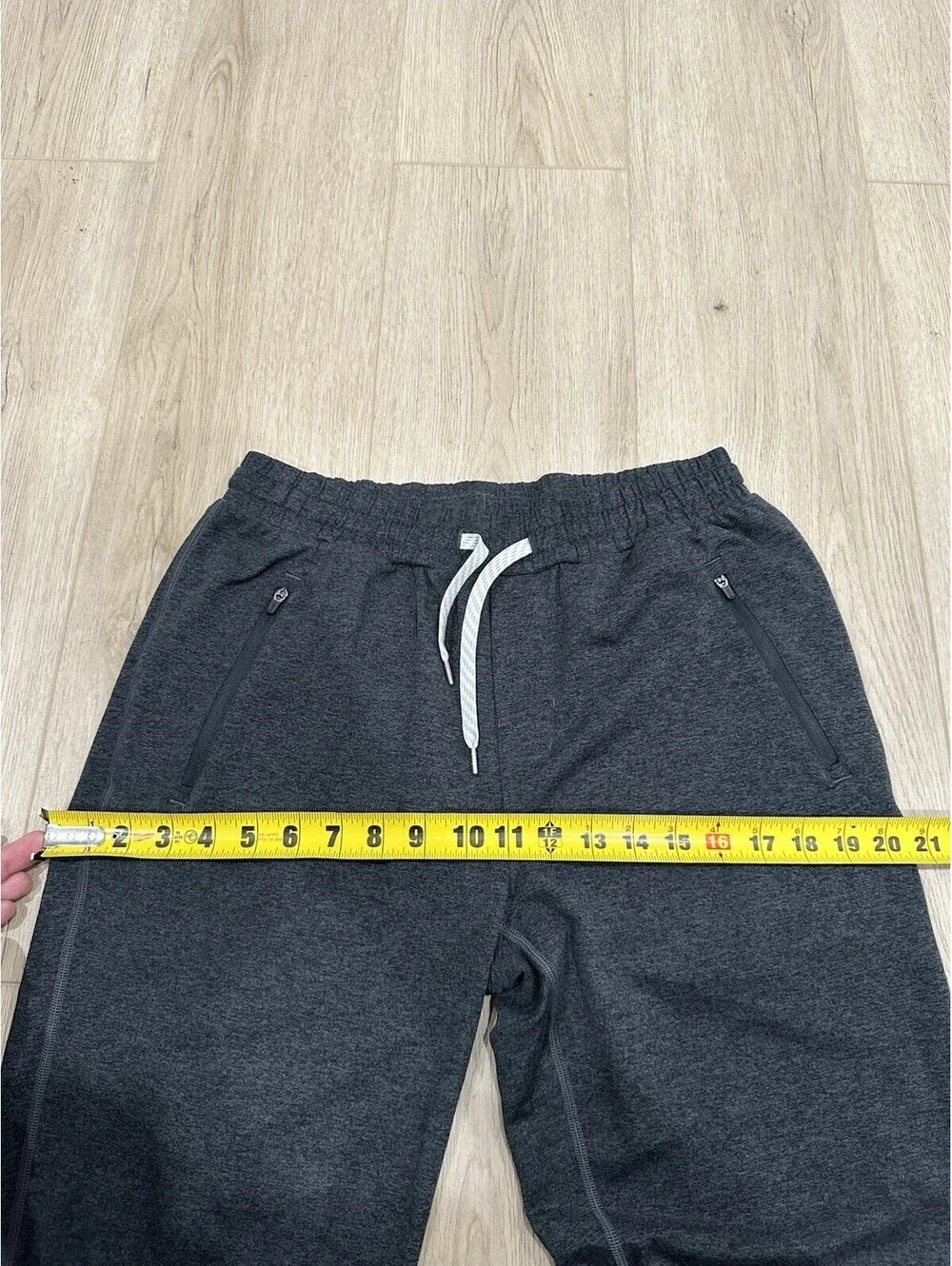 Vuori Jogger Men’s Large Pronto Performance Gray Pull On Gym V438